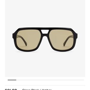 Electric visual Augusta Black and Amber Sunglasses, men or women.